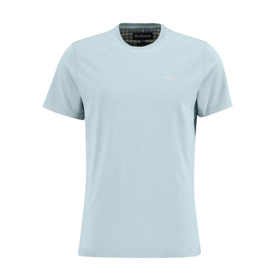 T-Shirt Uomo Barbour Tartan Sport Tee Verde Acqua