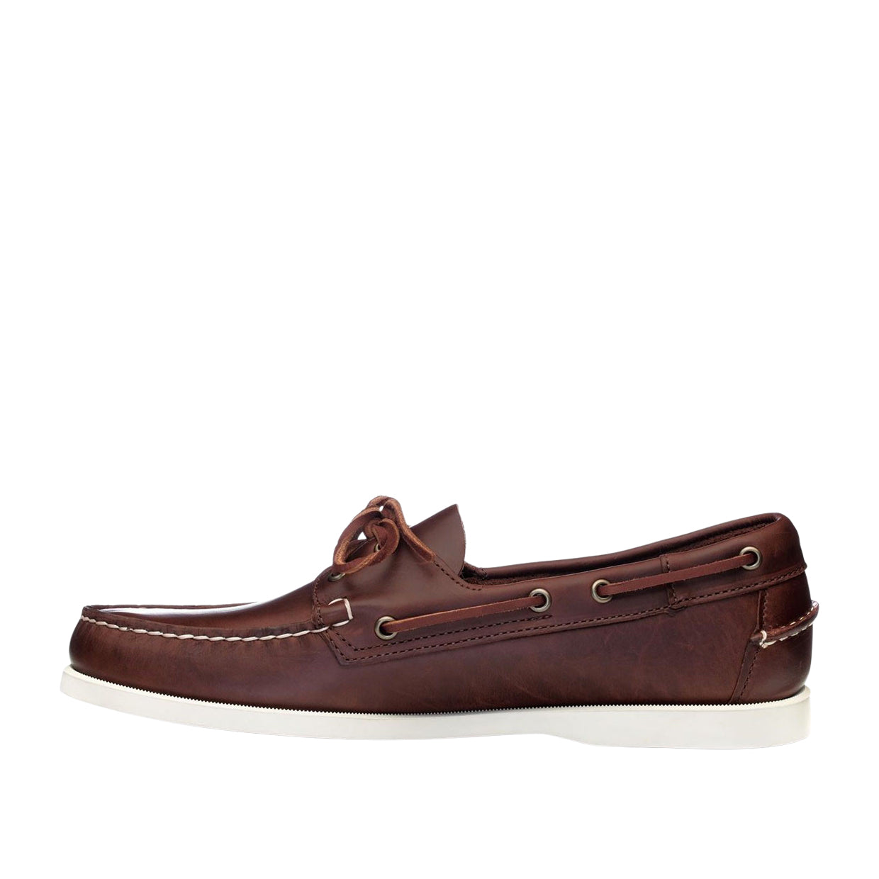 Mocassini Uomo Sebago Docksides Portland Waxed Marrone su