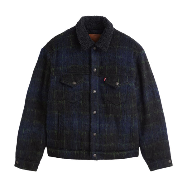 Levi's Vintage Fit Sherpa Blue / Black Jacket on Brubaker Store