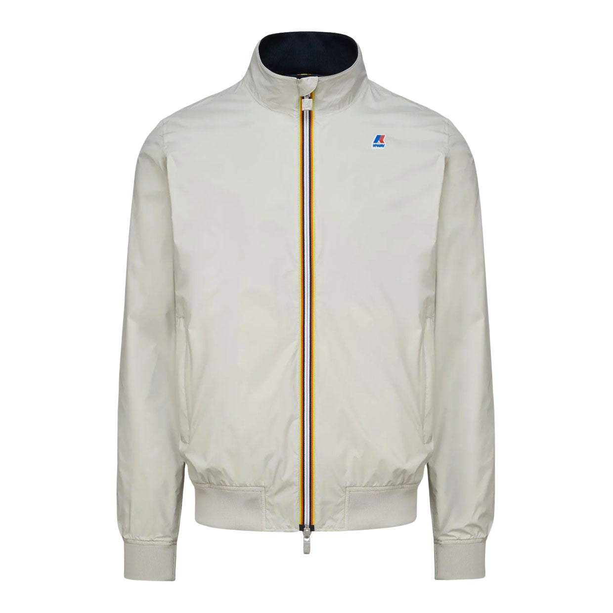 Giubbotto Kway uomo beige chiaro Amaury stretch nylon jersey