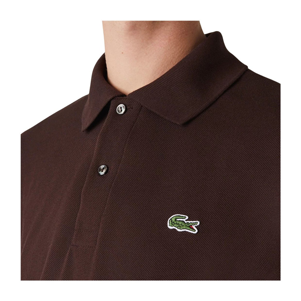 Lacoste Classic Fit Brown Polo im Brubaker Store