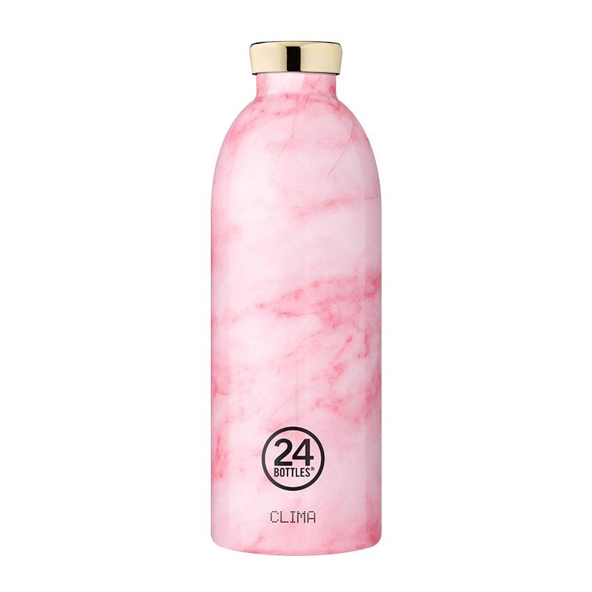 Bottiglia Termica 24 Bottles Clima 850ml Rosa Marmorizzato su Brubaker –  Brubaker Store
